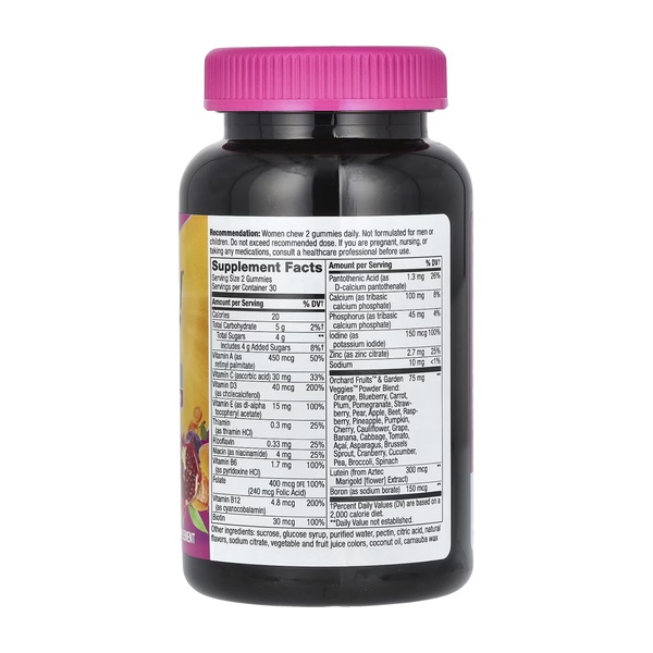 (20.02 Очікування) Alive!® Womens 50+ Multi Gummy - 60 gummies