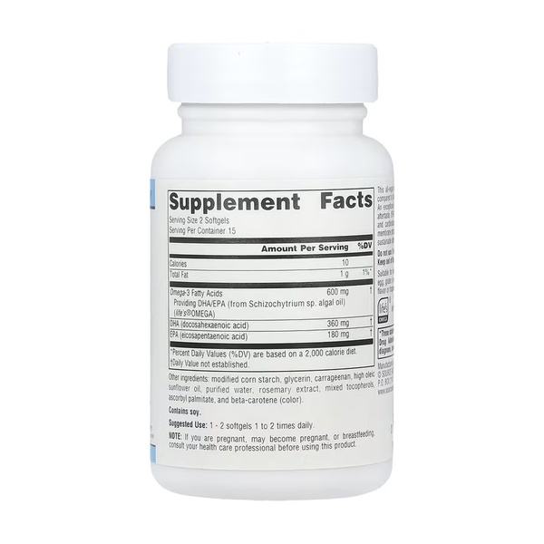 Vegan Omega-3s EPA-DHA 300 mg - 30 softgels