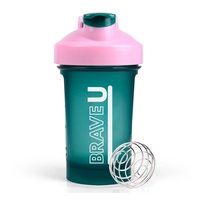 Shaker - 400ml Green Pink
