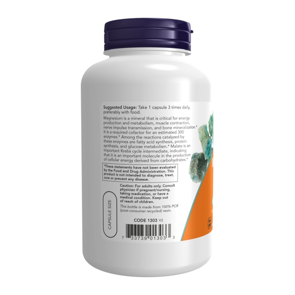 (12.02 Очікування) Magnesium Malate - 180 caps
