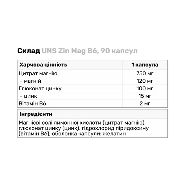 Zin Mag B6 - 90 tabs