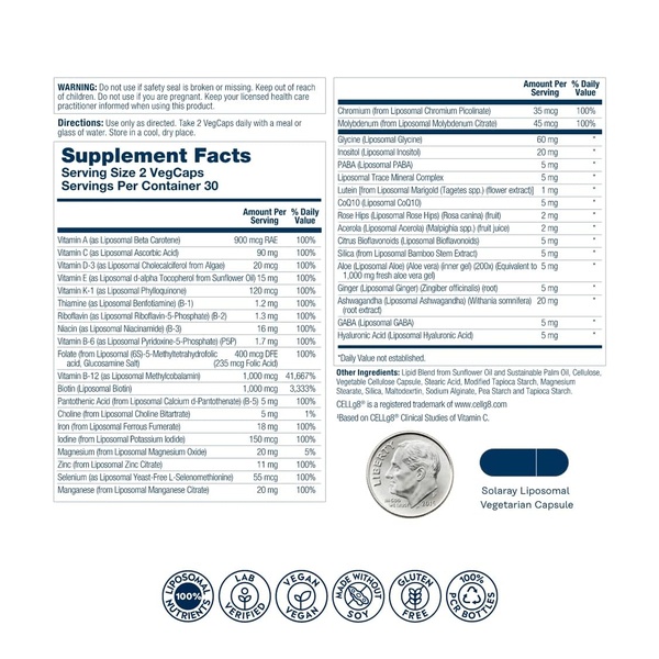 Liposomal Multivitamin Womens - 60 vcaps