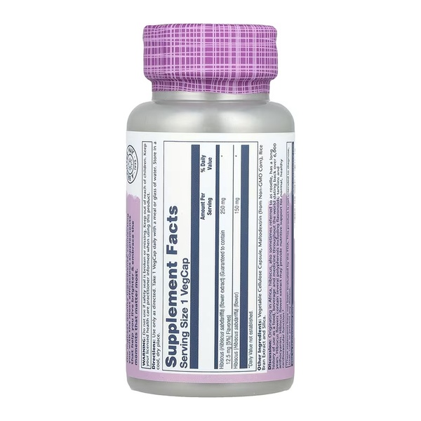 Hibiscus Flower Extract 250mg - 60 vcaps