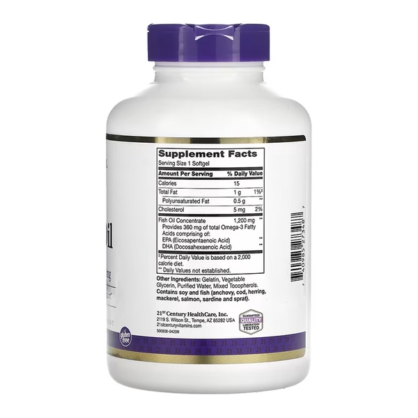 Fish Oil 1200 mg - 140 softgels