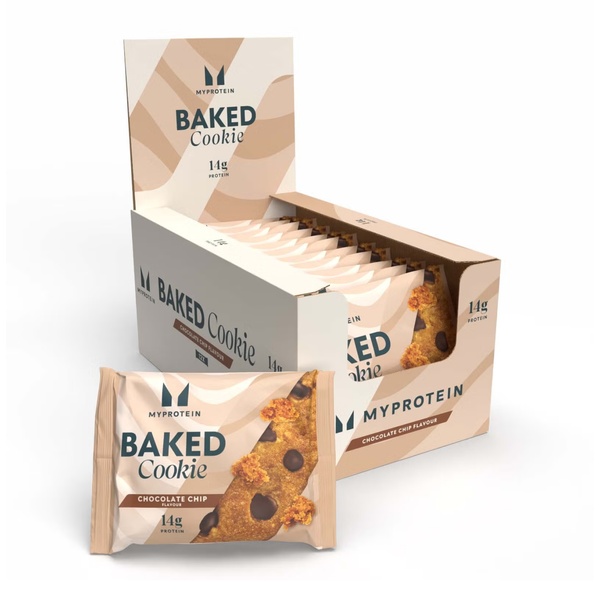 Myvegan Baked Cookie - 12x75g Choc Chip