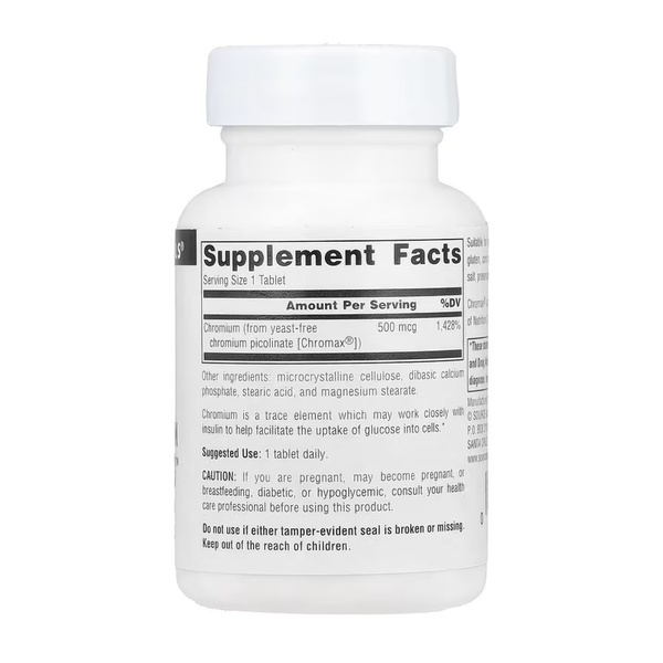 Ultra Chromium Picolinate 500™ 500 mcg - 60 tabs