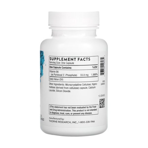 Pyridoxal 5'- Phosphate - 180 vcaps