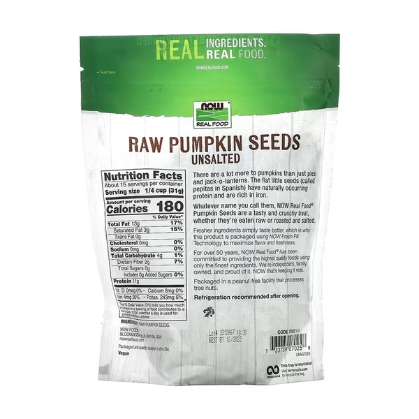 Pumkin Seeds Raw - 454g