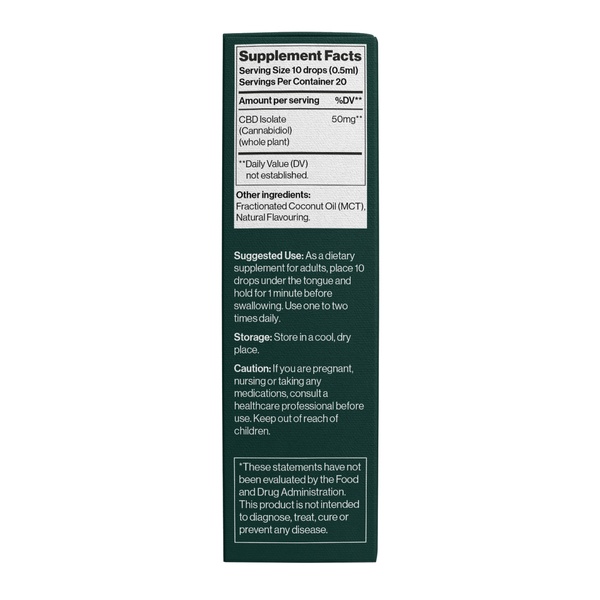 CBD Oil Isolate 1000 mg Strawberry - 10 ml