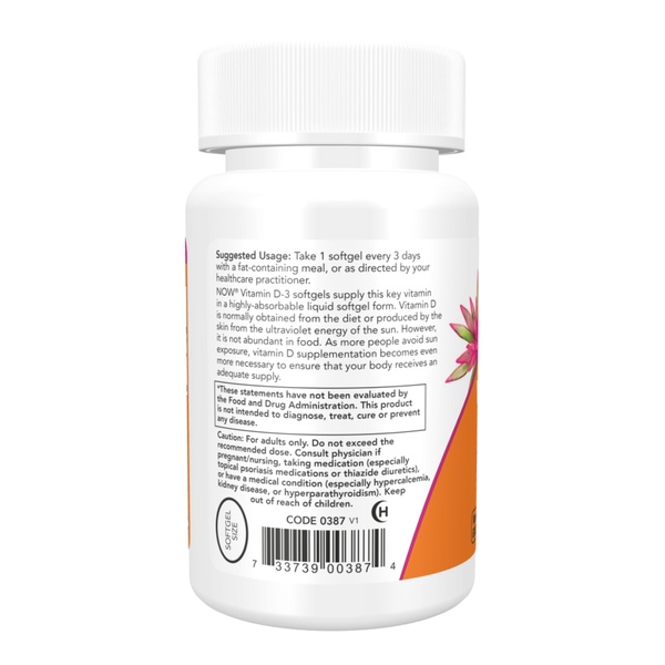 VIT D-3 10,000 IU - 30 sgels