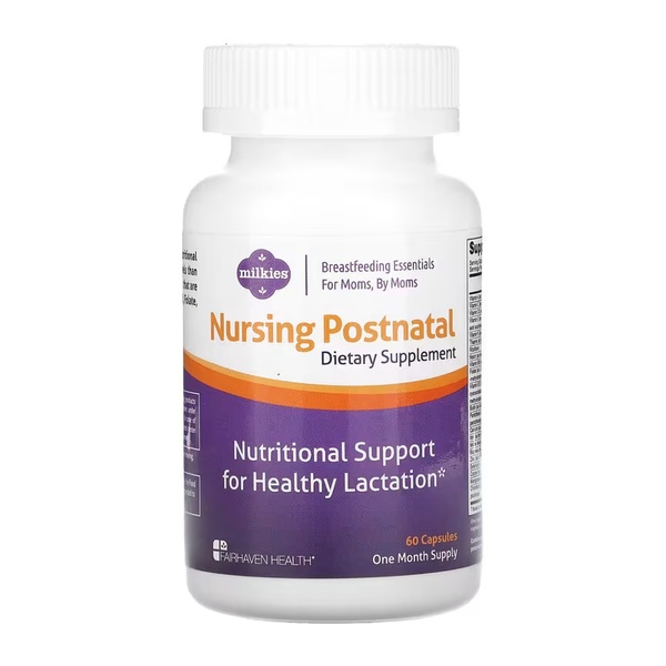 Milkies Nursing Postnatal Breastfeeding Multivitamin - 60 caps