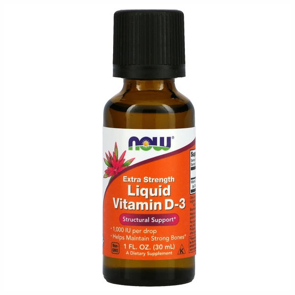 (12.02 Очікування) Liquid Vitamin D-3 - 30ml (1fl oz)