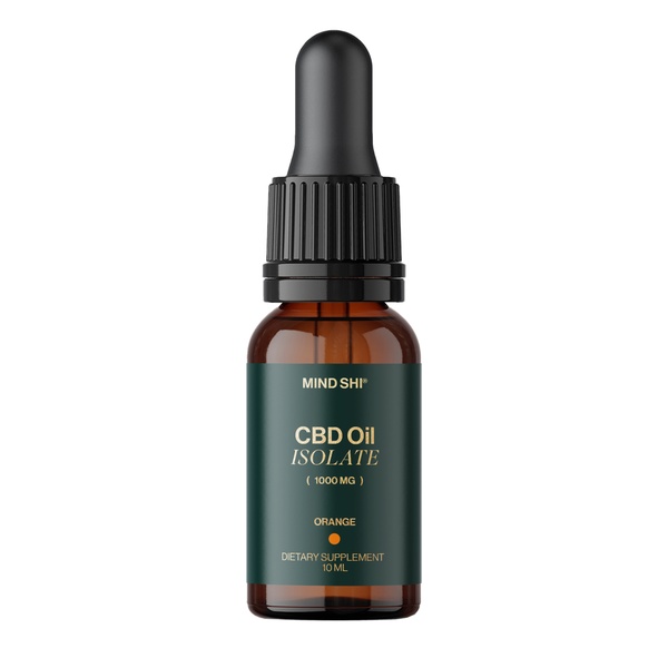 CBD Oil Isolate 1000 mg Orange - 10 ml