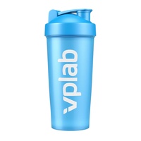 Shaker with blender ball - 700ml Cyan