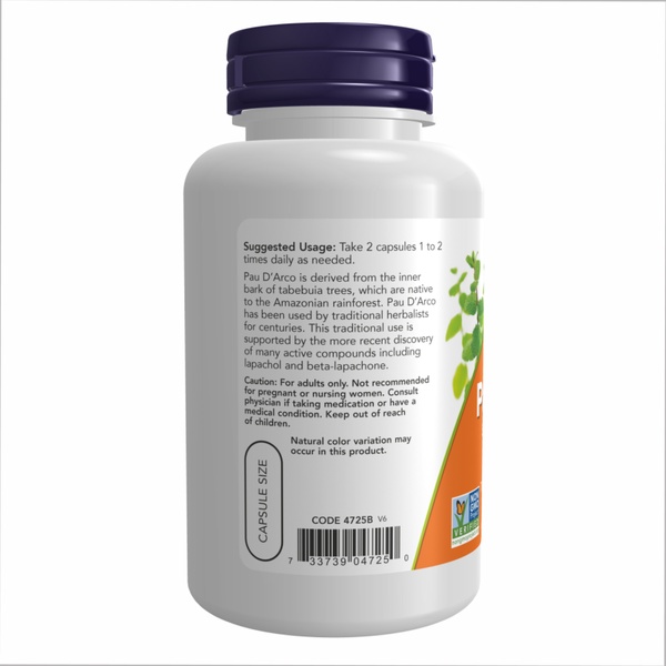 Pau D' Arco 500mg - 100 vcaps