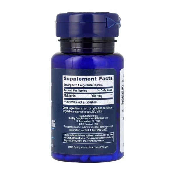 Melatonin 300 mcg - 100 vcaps