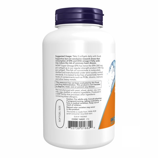 (12.02 Очікування) Super Omega EPA 1200mg - 240 Sgels