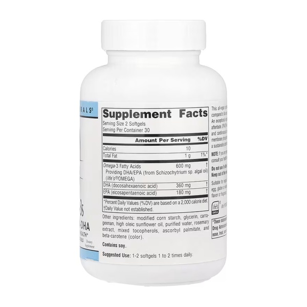 Vegan Omega-3s EPA-DHA 300mg - 60 softgels (До 06.26)