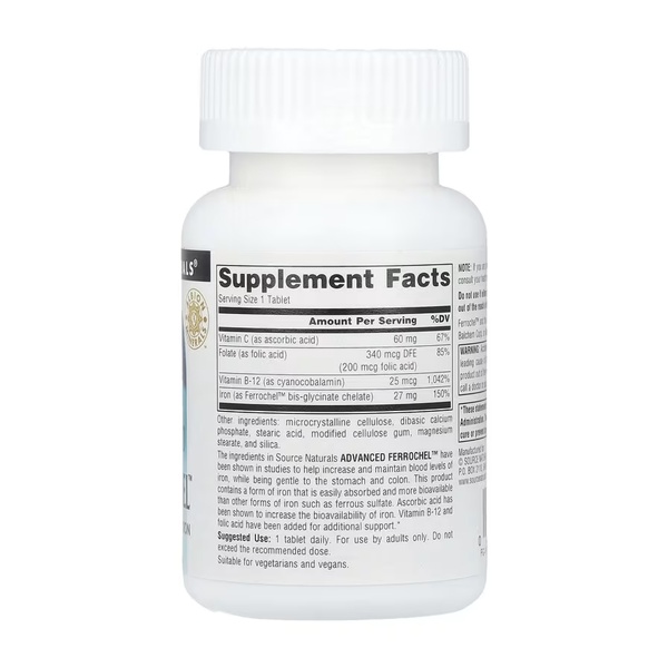 Advanced Ferrochel™ 27mg - 180 tabs (Пошкоджена етикетка)