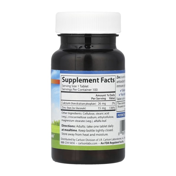 Zinc 15mg - 100 tabs