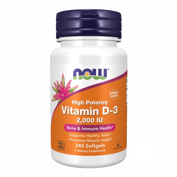 VIT D-3 2000 IU - 240 sgels (Пошкоджена банка)