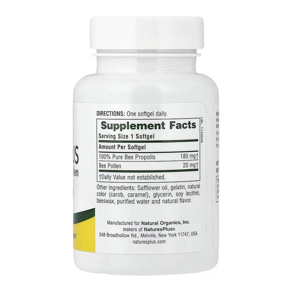 Propolplus, Propolis with Bee Pollen - 60 softgels