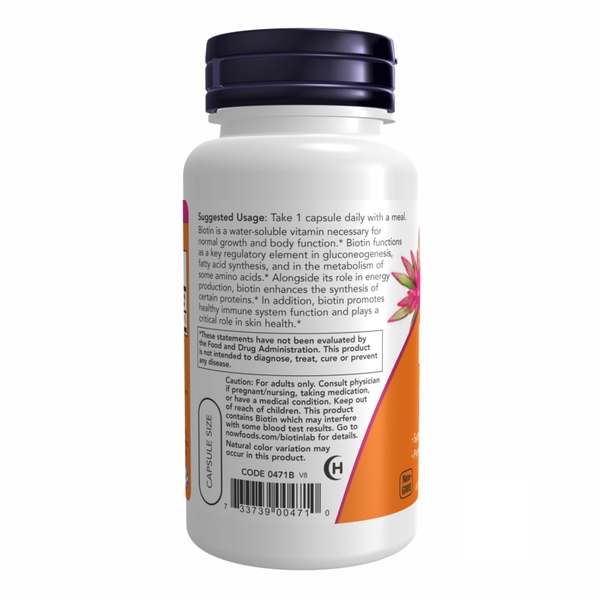 (12.02 Очікування) BIOTIN 5000mcg - 60 vcaps