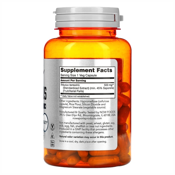 (12.02 Очікування) Tribulus 500mg 45% - 100 vcaps