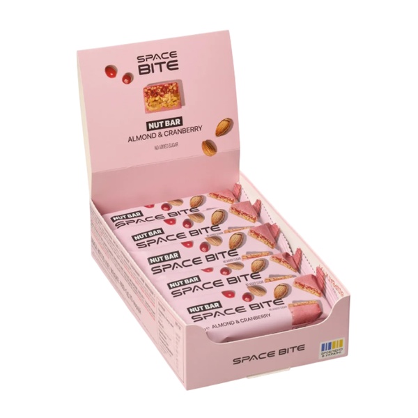 Space Bite Nut Bar - 10x40g Almond & Cranberry