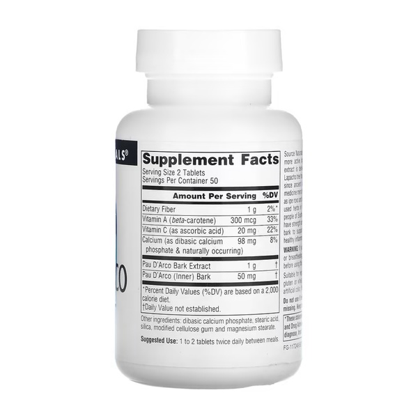 Pau D'Arco Extract 500mg - 100 tabs