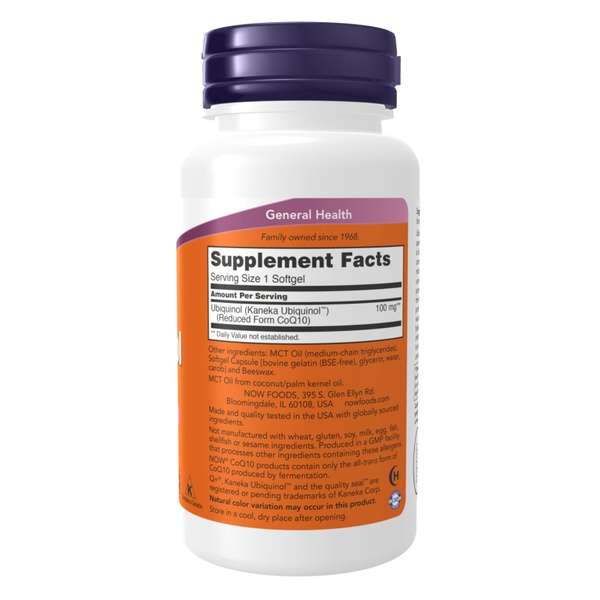 (12.02 Очікування) Ubiquinol 100mg - 60 sgels
