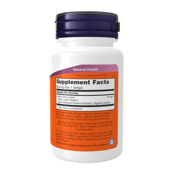 Lutein 10mg - 120 softgels