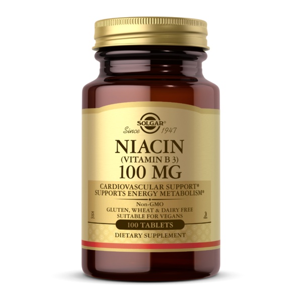19.01 (Очікування) Niacin (Vitamin B3) 100mg - 100 tabs