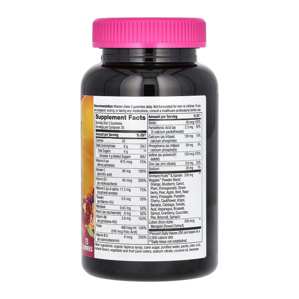 Women's 50+ Premium Multivitamin - 75 gummies
