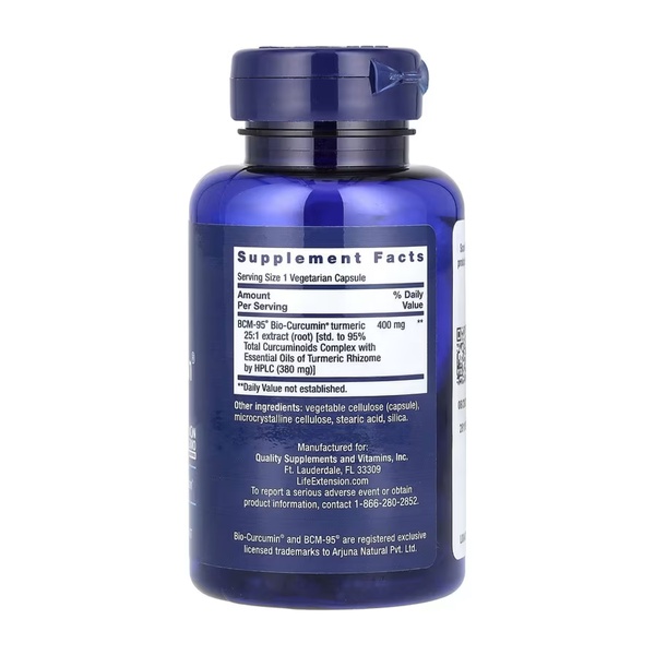 Super Bio-Curcumin® Turmeric Extract 400 mg - 60 vcaps
