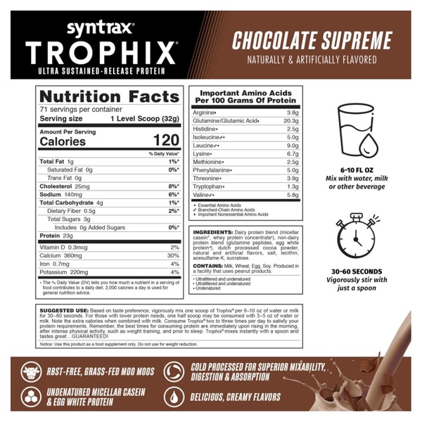Trophix - 2270g Chocolate Supreme