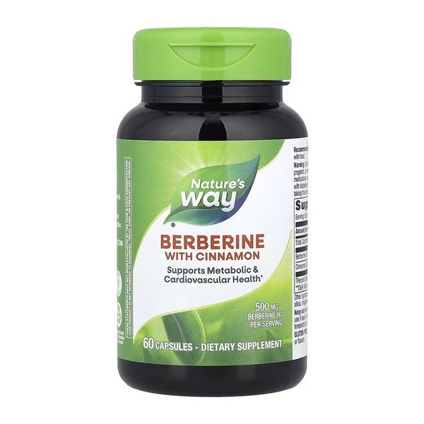 (20.02 Очікування) Berberine with Cinnamon - 60 vcaps