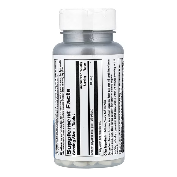Gamma Oryzanol 100mg - 100 tabs