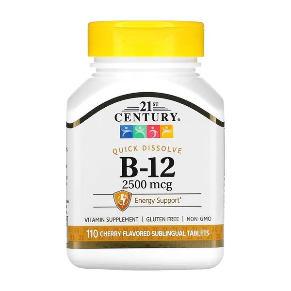 B-12 2500 mcg Sublingual - 110 tabs