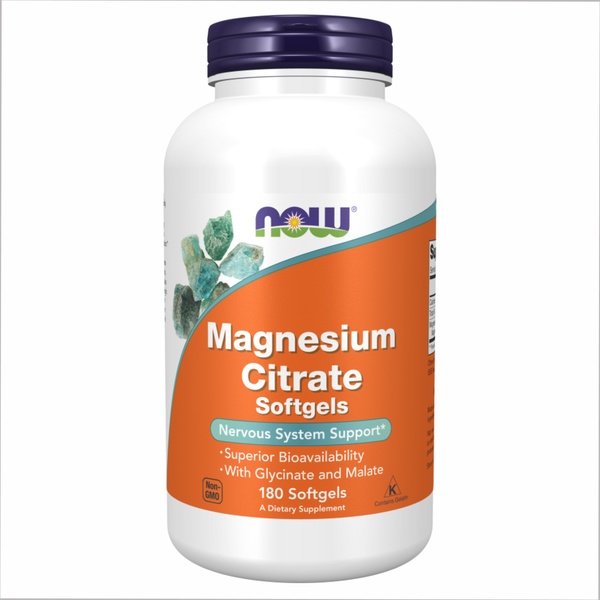 (12.02 Очікування) Magnesium Citrate 134mg - 180 sgels
