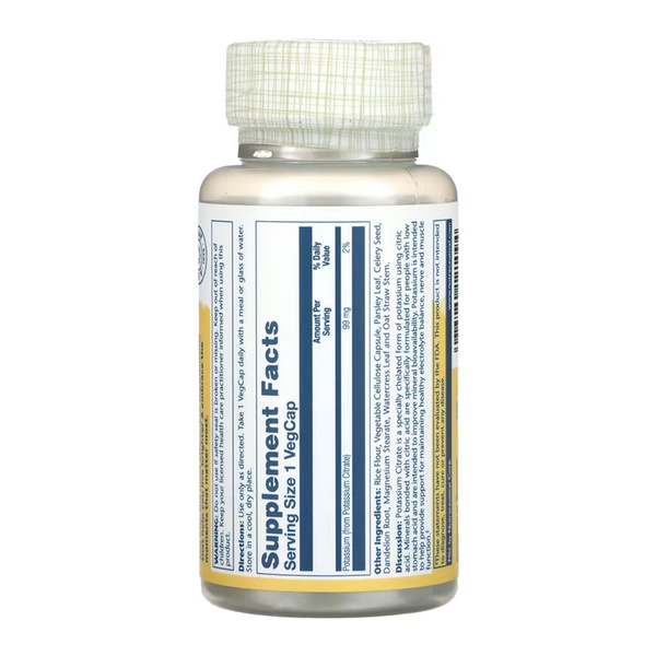 Potassium 99mg - 60 vcaps