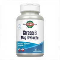 (22.07 Очікування) Stress B Magnesium Glycinate, Veg Cap (Btl-Plastic) 60ct