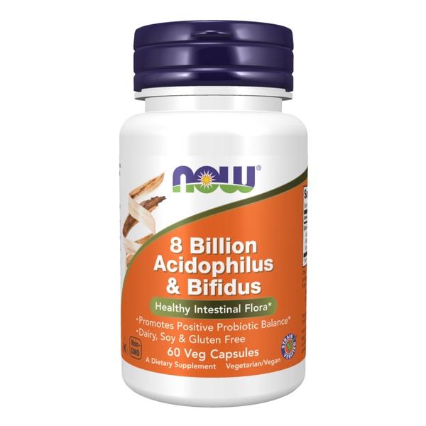 (12.02 Очікування) 8 Billion Acidophilus & Bifidus - 60 vcaps