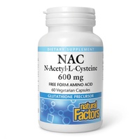 N-Acetyl-L-Cysteine Amino Acid 600mg - 60 vcaps (Пошкоджена банка)