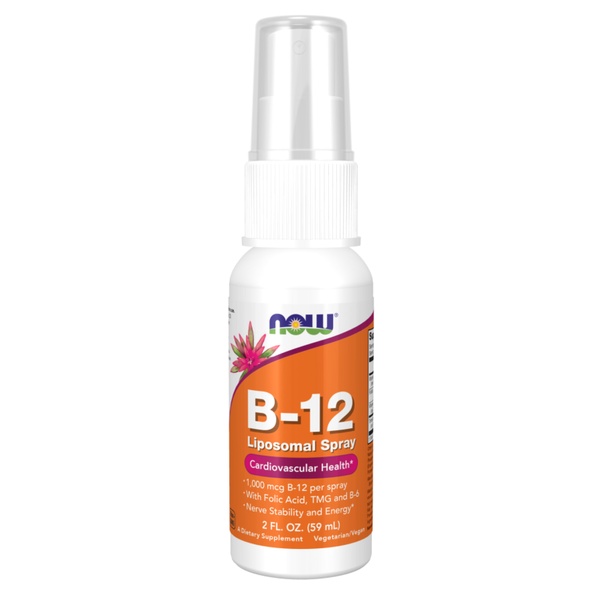 (12.02 Очікування) Vitamin B-12 Liposomal Spray - 59ml (2oz)