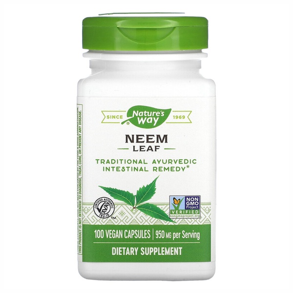 (20.02 Очікування) Neem Leaf - 100 vcaps