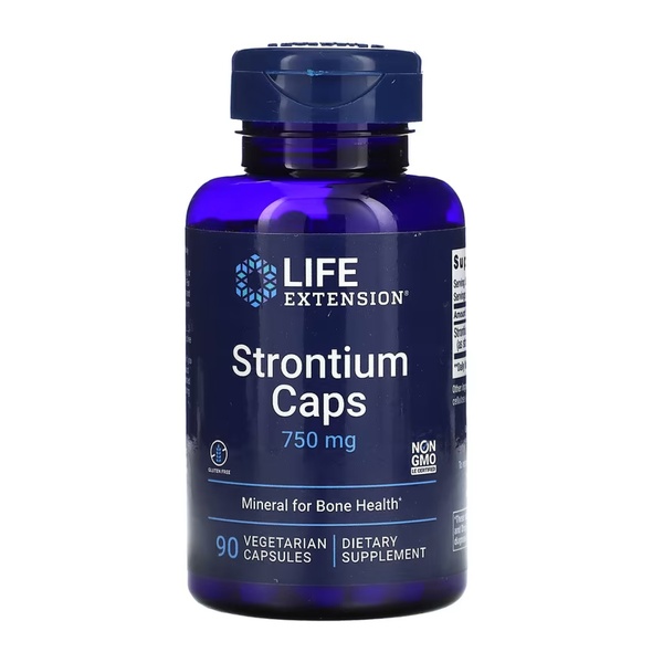 Strontium Caps 750 mg - 90 vcaps