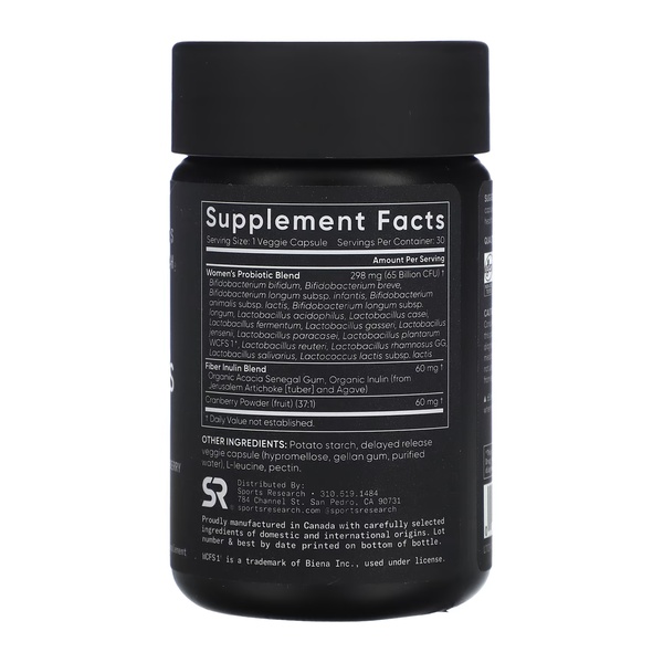 Daily Women's Probiotics 65 Billion CFU - 30 veg caps