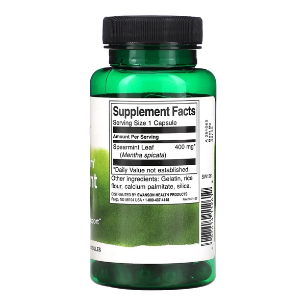 Full Spectrum Spearmint Leaf 400mg - 60 caps