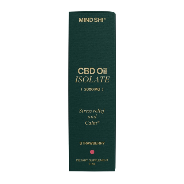 CBD Oil Isolate 2000 mg Strawberry - 10 ml (До 01.27)